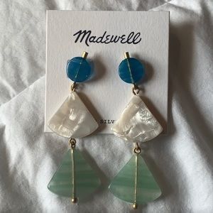 Madewell earrings, never worn!